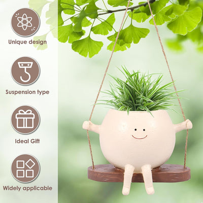 SwingingPot™ - Swinging face planters - Hangende pot [Laatste dag korting]