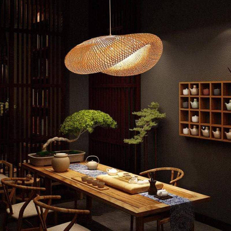 Muto -  Design Bamboo LED Hanglamp