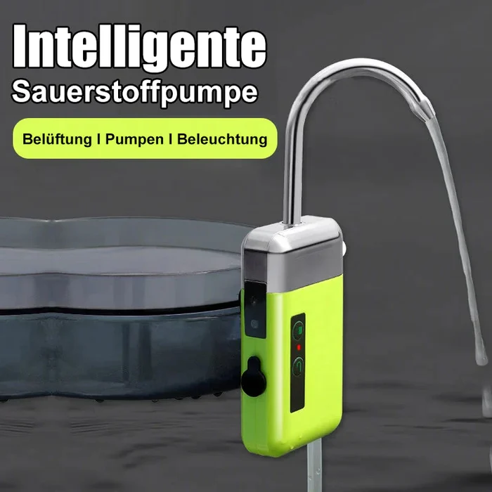 HappyFishing™ - Draagbare LED sensor zuurstofpomp voor buiten [Laatste dag korting]