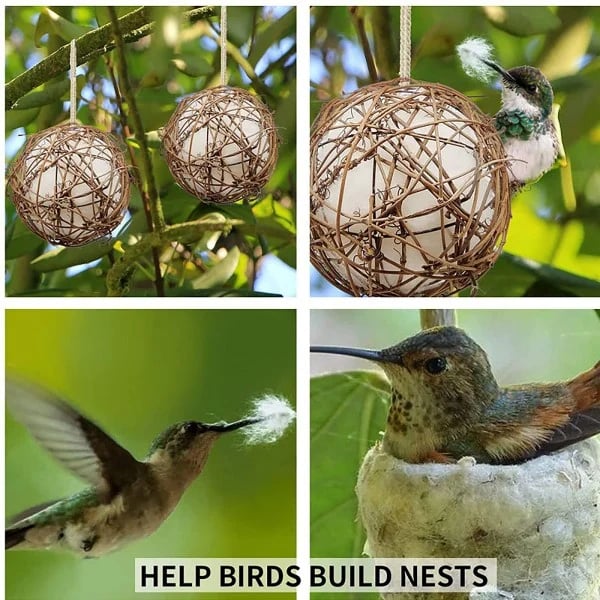 Nester™ - Handgemaakte rotan vogelhuisjes [Laatste dag korting]