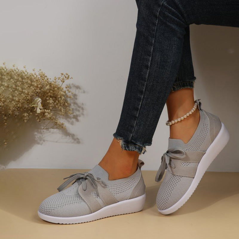 Casual Platte Schoenen Van Mesh