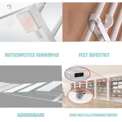 FlexiShelf™ - Uittrekbare plank voor de kledingkast [Laatste dag korting]