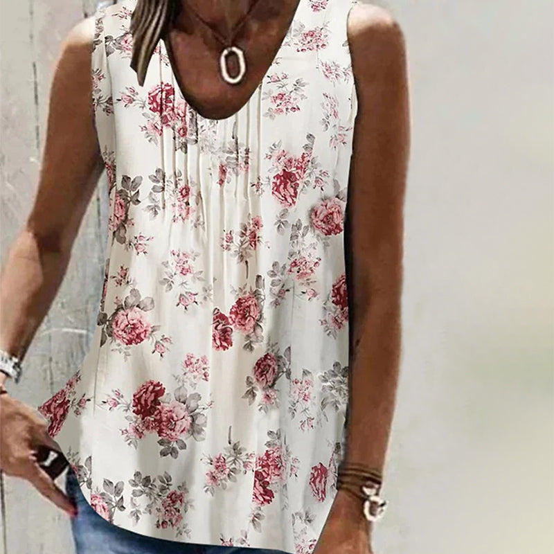 Tanktop Met Bloemenprint