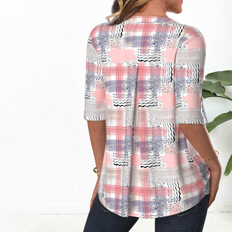 Casual Blouse Met Print