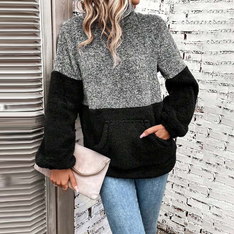 Casual Sweatshirt Met Kleurblokken