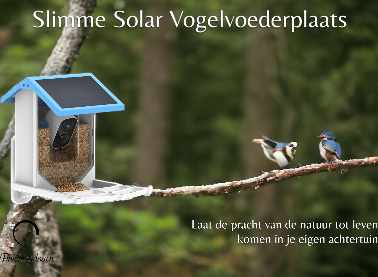 Slimme Solar Vogelvoederplaats