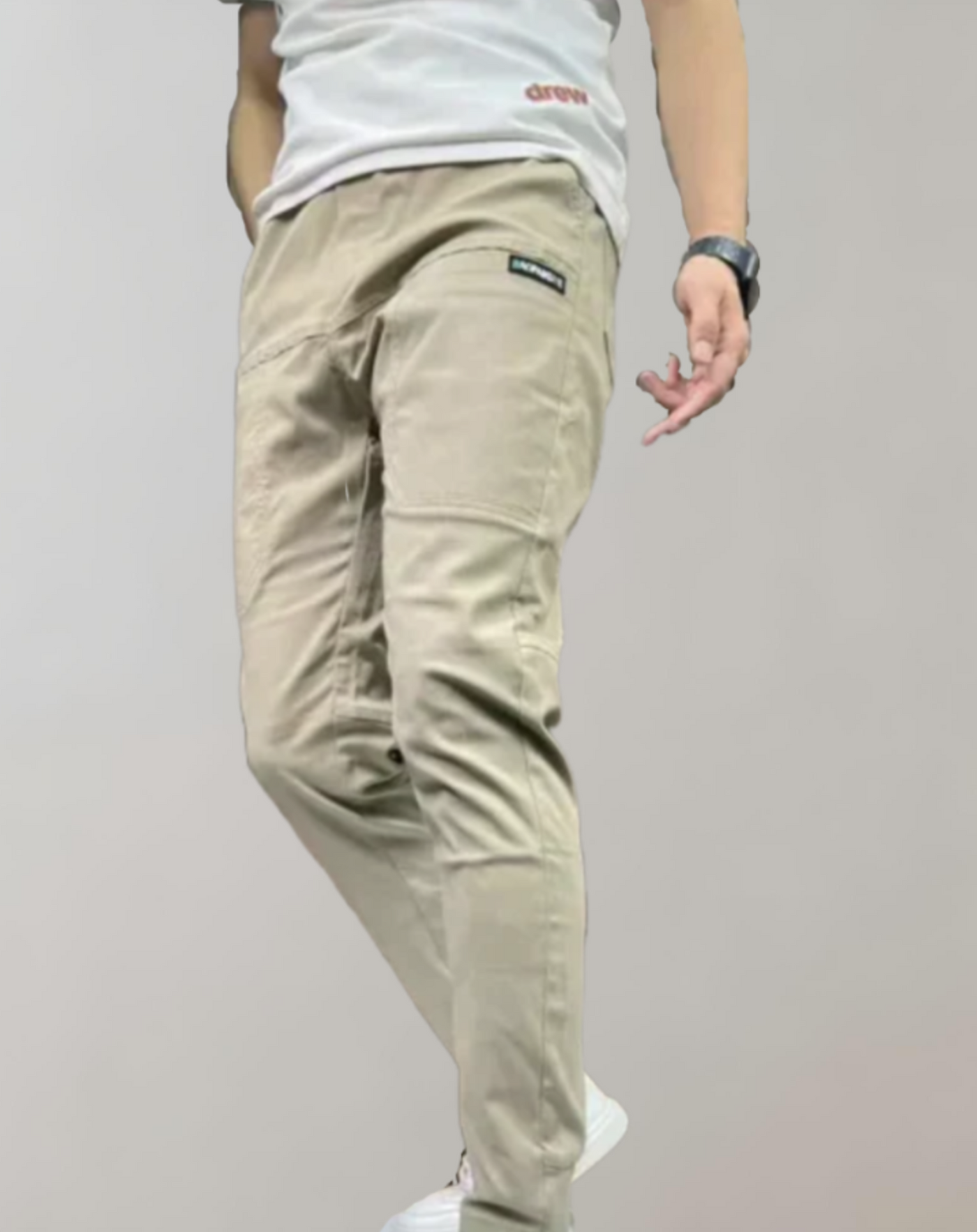 Birk - skinny jogger met hoge stretch en meerdere zakken