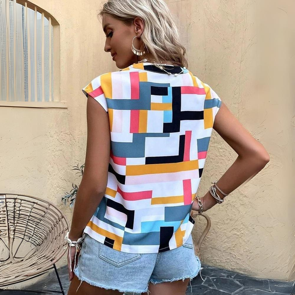 Mette - Elegant Mondriaan Shirt