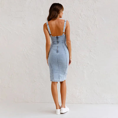 Elise - Denim Jurk