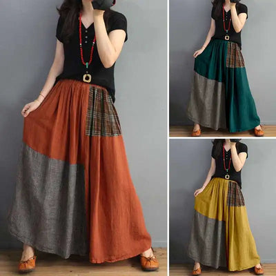 Donna - Elegante Patchwork Rok