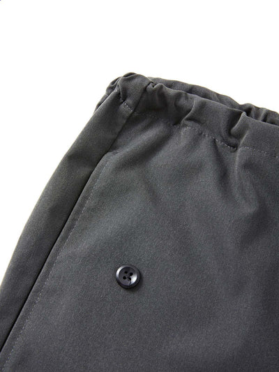 Grey Y2K Baggy Drawstring Cargo Pants