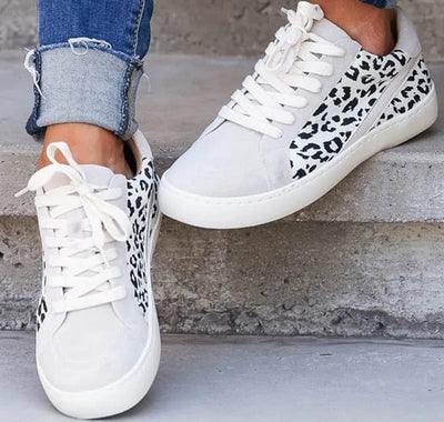 Camilla™  - Trendy Canvas Sneaker met Luipaard details