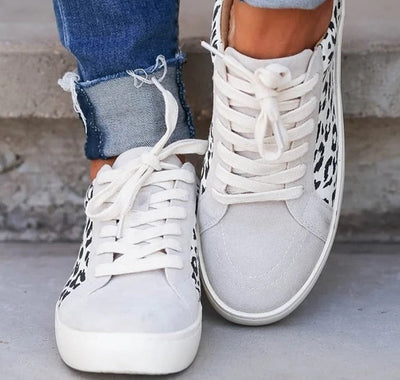 Camilla™  - Trendy Canvas Sneaker met Luipaard details