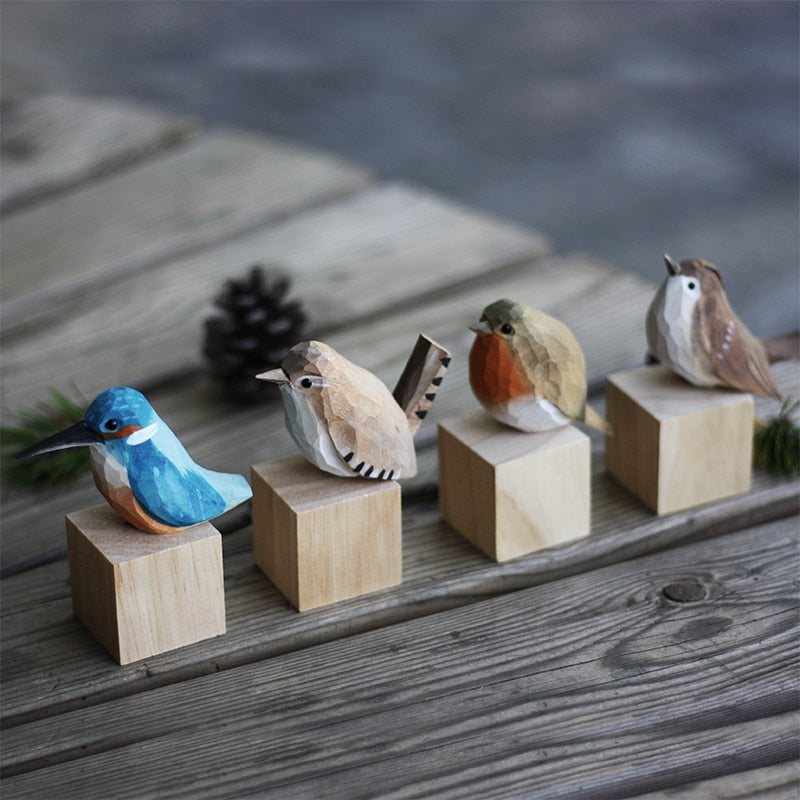 1+1 GRATIS | Tjilpy™ - Unieke handgemaakte houten vogels [Laatste dag korting]