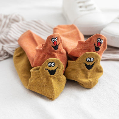 Happy Face Socks - 3 PAAR