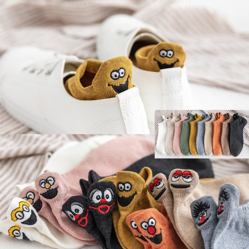 Happy Face Socks - 3 PAAR