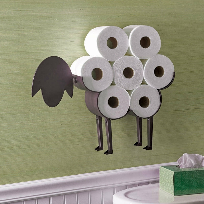 Mr Sheep - Artistieke decoratieve rollenhouder