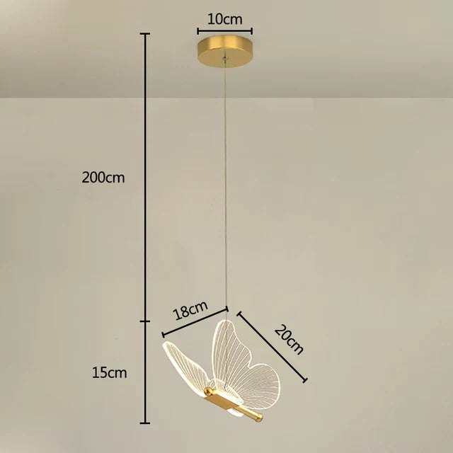 FlutterGlow - LED vlinder hanglampen