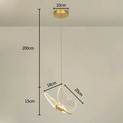 FlutterGlow - LED vlinder hanglampen