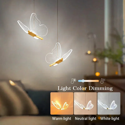 FlutterGlow - LED vlinder hanglampen