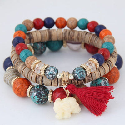 Boheemse Armband Met Franjes