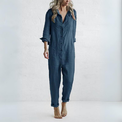 Magnolia - Elegante Lange Mouwen Jumpsuit