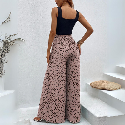 Francesca - Elegante Polka Dot Jumpsuit