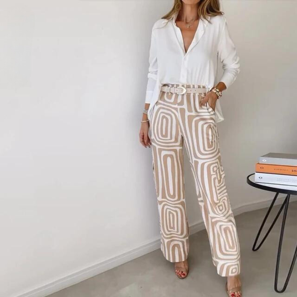 Miley - Elegante Set met Blouse en Broek