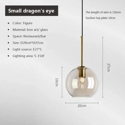 LoftLuxe - Scandinavische Hanglamp van Glas