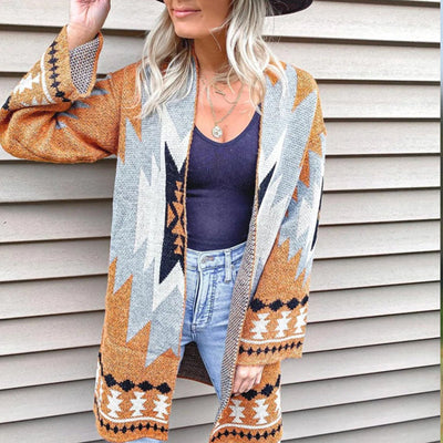 Casual Vest Met Geometrische Print