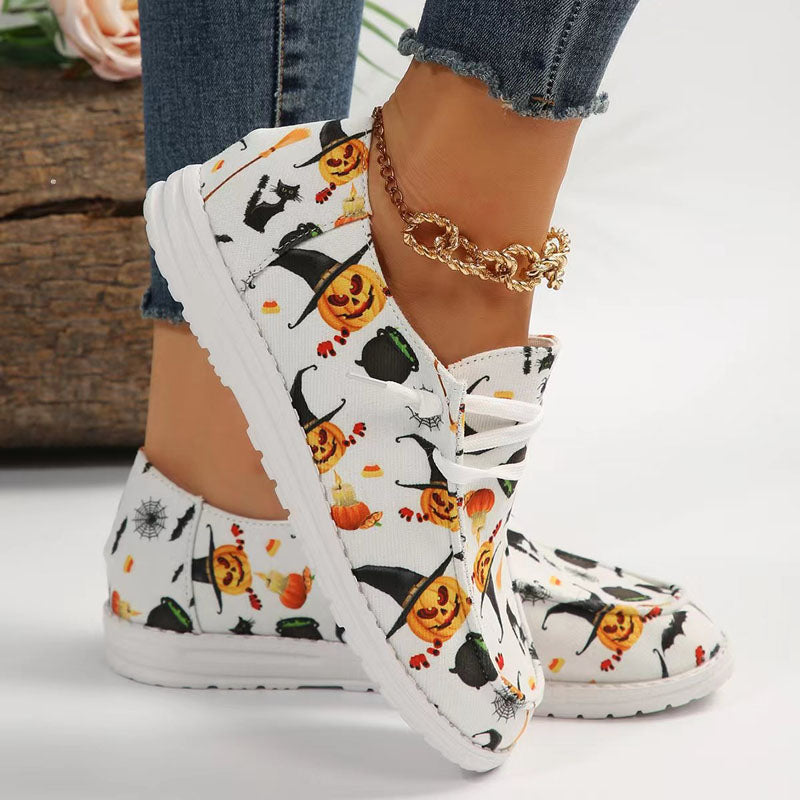 Creatieve Halloween-Printschoenen