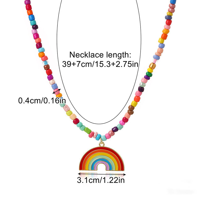 Regenboog Hanger Ketting