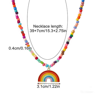 Regenboog Hanger Ketting