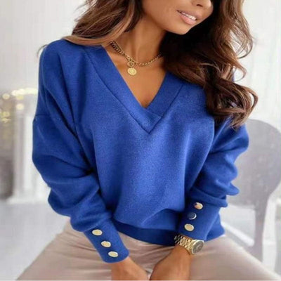 Casual Effen Kleur Sweatshirt