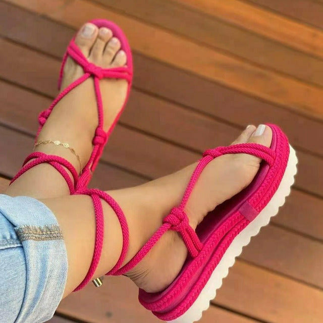 Casual Effen Strandsandalen