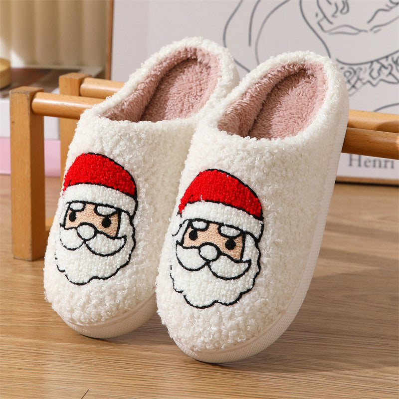 Casual Pluche Kerstpantoffels