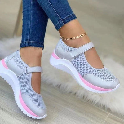 Mesh Platform Sneakers