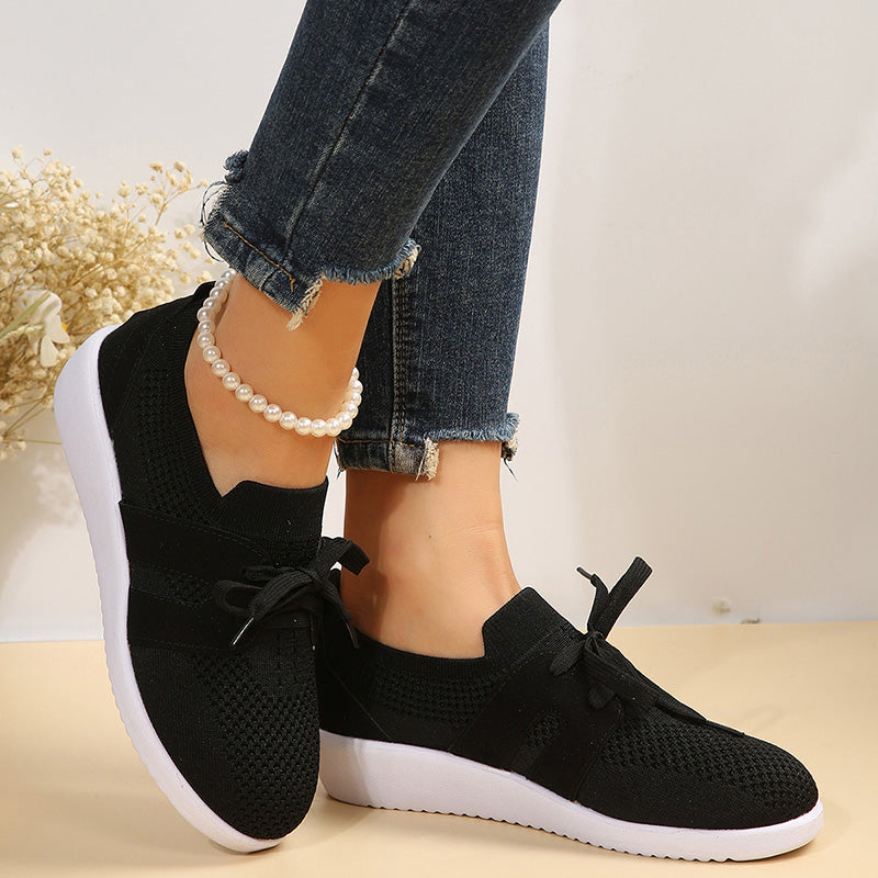 Casual Platte Schoenen Van Mesh