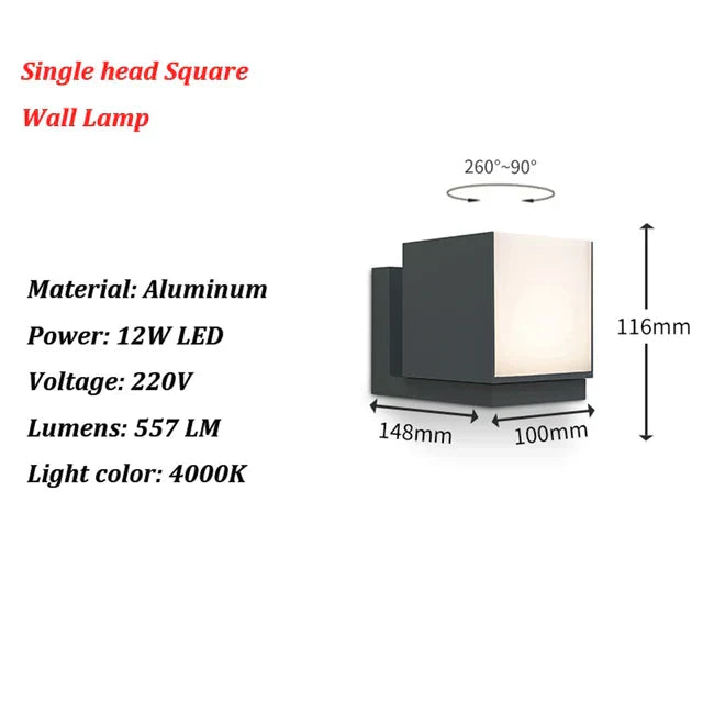 AquaSeal - Waterdichte LED Wandlamp