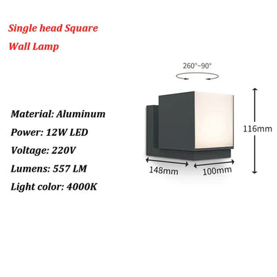 AquaSeal - Waterdichte LED Wandlamp