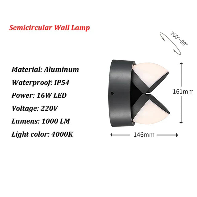 AquaSeal - Waterdichte LED Wandlamp