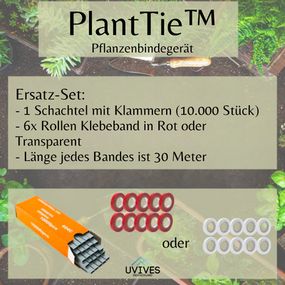 50% KORTING | PlantTie™ - Bindgereedschap voor planten - Incl. 10 rollen tape [Laatste dag korting]