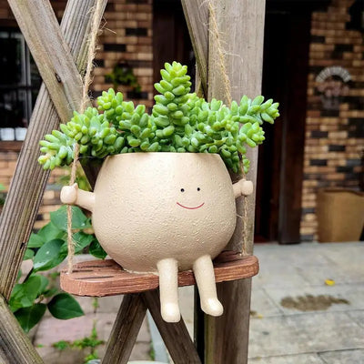 SwingingPot™ - Swinging face planters - Hangende pot [Laatste dag korting]