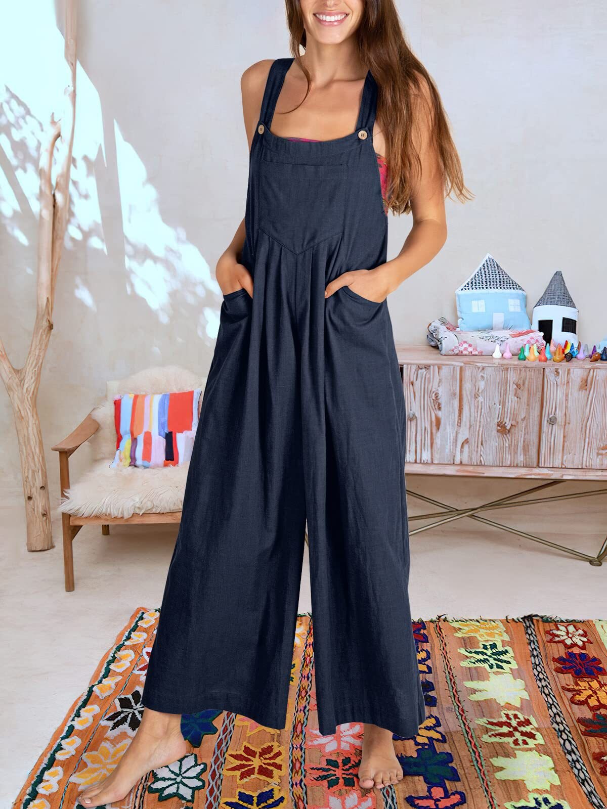 BEATRIZ - Mouwloze jumpsuit voor dames