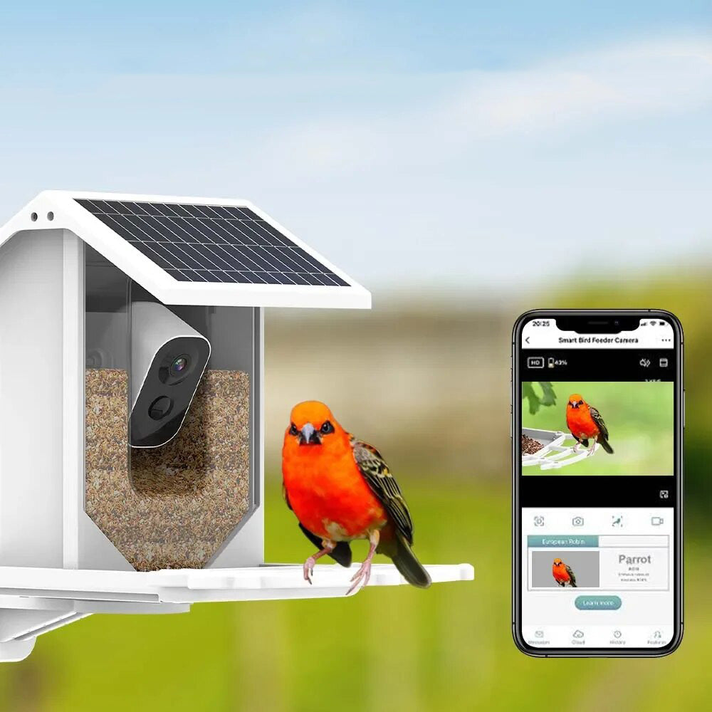 SmartFeeder™ - Intelligentes Solar-Vogelfutterhaus