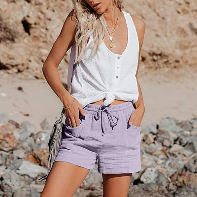 Susan - Katoenen Zomer Short