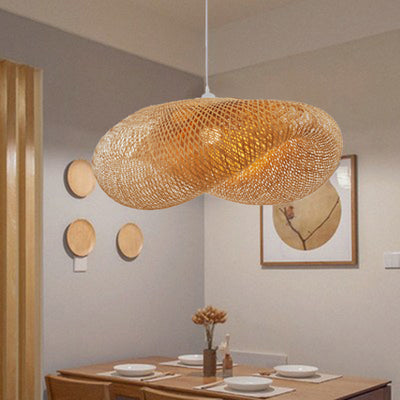 Muto -  Design Bamboo LED Hanglamp