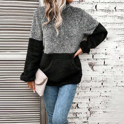 Casual Sweatshirt Met Kleurblokken