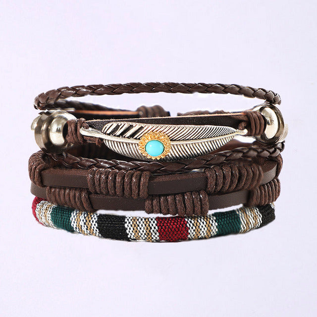 Vintage Gevlochten Handgemaakte Armband