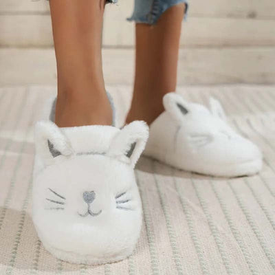 Cartoon Kat Pluche Pantoffels